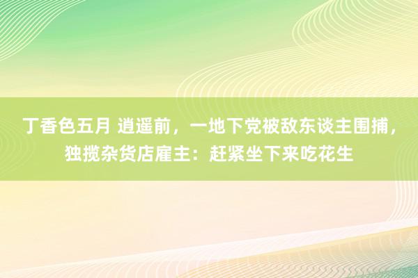 丁香色五月 逍遥前，一地下党被敌东谈主围捕，独揽杂货店雇主：赶紧坐下来吃花生