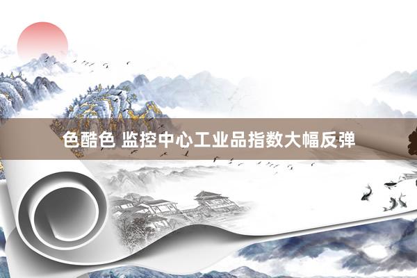 色酷色 监控中心工业品指数大幅反弹